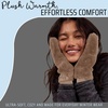 image:imageFunky Junque Faux Fur Flip Mittens Womens Warm Convertible Fingerless GlovesMocha