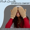 image:imageFunky Junque Faux Fur Flip Mittens Womens Warm Convertible Fingerless GlovesSherpa Camel