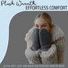 image:imageFunky Junque Faux Fur Flip Mittens Womens Warm Convertible Fingerless GlovesSherpa Grey