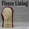 image:imageFunky Junque Fuzzy Mittens for Women Faux Fur Cold Weather Gloves Fleece Lined Cute Furry Fluffy Warm Winter FashionBurgundy