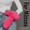 image:imageFunky Junque Fuzzy Mittens for Women Faux Fur Cold Weather Gloves Fleece Lined Cute Furry Fluffy Warm Winter FashionCandy Pink