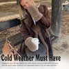 image:imageFunky Junque Fuzzy Mittens for Women Faux Fur Cold Weather Gloves Fleece Lined Cute Furry Fluffy Warm Winter FashionTaupe