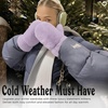 image:imageFunky Junque Fuzzy Mittens for Women Faux Fur Cold Weather Gloves Fleece Lined Cute Furry Fluffy Warm Winter FashionViolet
