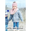 image:imageFunky Junque Girls Winter Hat amp Scarf Sets  Pom Beanie Ponytail Beanies or Headband with Matching Infinity Scarf Ages 15Black  Hat  Scarf