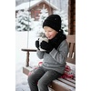 image:imageFunky Junque Girls Winter Hat amp Scarf Sets  Pom Beanie Ponytail Beanies or Headband with Matching Infinity Scarf Ages 15Black  Hat  Scarf