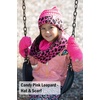 image:imageFunky Junque Girls Winter Hat amp Scarf Sets  Pom Beanie Ponytail Beanies or Headband with Matching Infinity Scarf Ages 15Ivory  Hat  Scarf