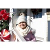 image:imageFunky Junque Girls Winter Hat amp Scarf Sets  Pom Beanie Ponytail Beanies or Headband with Matching Infinity Scarf Ages 15Ivory Faux Fur  Pom Hat  Scarf