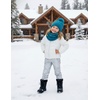 image:imageFunky Junque Girls Winter Hat amp Scarf Sets  Pom Beanie Ponytail Beanies or Headband with Matching Infinity Scarf Ages 15Teal  Pom Hat  Scarf