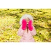 image:imageFunky Junque Kids Convertible Faux Fur Mittens  Girls Mittens Ages 39 Warm Sherpa Winter Fuzzy Mitten with Finger Flap1 Black 1 Fuchsia 2 Pack