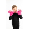 image:imageFunky Junque Kids Convertible Faux Fur Mittens  Girls Mittens Ages 39 Warm Sherpa Winter Fuzzy Mitten with Finger FlapFuchsia