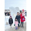 image:imageFunky Junque Kids Cozy Winter Set  Matching Ribbed Beanie Hat Cable Knit Scarf amp GlovesDark Purple