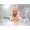 image:imageFunky Junque Kids Cozy Winter Set  Matching Ribbed Beanie Hat Cable Knit Scarf amp GlovesIndi Pink