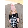 image:imageFunky Junque Kids Matching Neck Warmer Scarf Soft Fuzzy Cuff Gloves Mittens Ribbed Knit Pom Pom Beanie Bundle Boy GirlHeather Grey