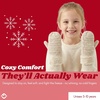 image:imageFunky Junque Kids Mittens  Thermal Knit Fleece Lined Winter Gloves for Boys amp Girls Ages 57 Soft Cozy Cold Weather WearBeige