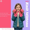 image:imageFunky Junque Kids Mittens  Thermal Knit Fleece Lined Winter Gloves for Boys amp Girls Ages 57 Soft Cozy Cold Weather WearCandy Pink