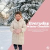 image:imageFunky Junque Kids Mittens  Thermal Knit Fleece Lined Winter Gloves for Boys amp Girls Ages 57 Soft Cozy Cold Weather WearIndi Pink