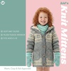 image:imageFunky Junque Kids Mittens  Thermal Knit Fleece Lined Winter Gloves for Boys amp Girls Ages 57 Soft Cozy Cold Weather WearMint