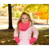 image:imageFunky Junque Kids Scarf amp Matching Sherpa Lined Mitten BundleCandy Pink