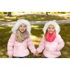image:imageFunky Junque Kids Scarf amp Matching Sherpa Lined Mitten BundleCandy Pink