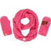 image:imageFunky Junque Kids Scarf amp Matching Sherpa Lined Mitten BundleCandy Pink