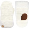 image:imageFunky Junque Kids Scarf amp Matching Sherpa Lined Mitten BundleIvory