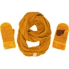 image:imageFunky Junque Kids Scarf amp Matching Sherpa Lined Mitten BundleMustard