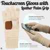 image:imageFunky Junque Kids Touchscreen Gloves  Soft Stretchy Winter Gloves for Boys amp Girls Ages 47 Cozy Girls Winter AccessoriesBeige