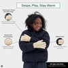 image:imageFunky Junque Kids Touchscreen Gloves  Soft Stretchy Winter Gloves for Boys amp Girls Ages 47 Cozy Girls Winter AccessoriesBeige