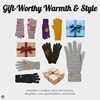 image:imageFunky Junque Kids Touchscreen Gloves  Soft Stretchy Winter Gloves for Boys amp Girls Ages 47 Cozy Girls Winter AccessoriesDark Purple