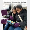image:imageFunky Junque Kids Touchscreen Gloves  Soft Stretchy Winter Gloves for Boys amp Girls Ages 47 Cozy Girls Winter AccessoriesDark Purple