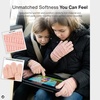 image:imageFunky Junque Kids Touchscreen Gloves  Soft Stretchy Winter Gloves for Boys amp Girls Ages 47 Cozy Girls Winter AccessoriesIndi Pink