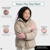 image:imageFunky Junque Kids Touchscreen Gloves  Soft Stretchy Winter Gloves for Boys amp Girls Ages 47 Cozy Girls Winter AccessoriesIndi Pink