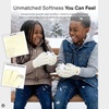 image:imageFunky Junque Kids Touchscreen Gloves  Soft Stretchy Winter Gloves for Boys amp Girls Ages 47 Cozy Girls Winter AccessoriesIvory