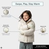 image:imageFunky Junque Kids Touchscreen Gloves  Soft Stretchy Winter Gloves for Boys amp Girls Ages 47 Cozy Girls Winter AccessoriesIvory