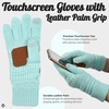 image:imageFunky Junque Kids Touchscreen Gloves  Soft Stretchy Winter Gloves for Boys amp Girls Ages 47 Cozy Girls Winter AccessoriesMint