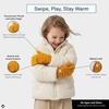 image:imageFunky Junque Kids Touchscreen Gloves  Soft Stretchy Winter Gloves for Boys amp Girls Ages 47 Cozy Girls Winter AccessoriesMustard