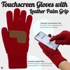 image:imageFunky Junque Kids Touchscreen Gloves  Soft Stretchy Winter Gloves for Boys amp Girls Ages 47 Cozy Girls Winter AccessoriesRed