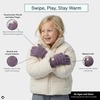 image:imageFunky Junque Kids Touchscreen Gloves  Soft Stretchy Winter Gloves for Boys amp Girls Ages 47 Cozy Girls Winter AccessoriesViolet