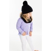 image:imageFunky Junque Kids Winter Fleece Lined Neck Warmer Ribbed Knit Pom Pom Winter Beanie Bundle Cold Weather Gaiter ToddlerBlack