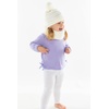 image:imageFunky Junque Kids Winter Fleece Lined Neck Warmer Ribbed Knit Pom Pom Winter Beanie Bundle Cold Weather Gaiter ToddlerIvory
