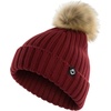image:imageFunky Junque Knit Baby Beanie  Detachable Pom Pom Winter Hat for Infants 012 Months Soft Warm Infant Beanies Boys amp GirlsBurgundy
