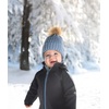 image:imageFunky Junque Knit Baby Beanie  Detachable Pom Pom Winter Hat for Infants 012 Months Soft Warm Infant Beanies Boys amp GirlsDenim