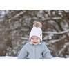 image:imageFunky Junque Knit Baby Beanie  Detachable Pom Pom Winter Hat for Infants 012 Months Soft Warm Infant Beanies Boys amp GirlsIvory