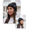 image:imageFunky Junque Luxury Bling Beanie  Womens Sparkle Rhinestone Winter Knit HatRhinestone Crystal  Black