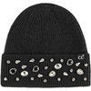 image:imageFunky Junque Luxury Bling Beanie  Womens Sparkle Rhinestone Winter Knit HatRhinestone Crystal  Black