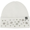 image:imageFunky Junque Luxury Bling Beanie  Womens Sparkle Rhinestone Winter Knit HatRhinestone Crystal  White