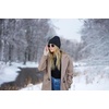 image:imageFunky Junque Luxury Bling Beanie  Womens Sparkle Rhinestone Winter Knit HatRhinestone Net  Black
