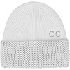 image:imageFunky Junque Luxury Bling Beanie  Womens Sparkle Rhinestone Winter Knit HatRhinestone Net  White