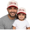 image:imageFunky Junque Matching Family Trucker Hat Set Adult amp Child Baseball Caps  Mommy amp me 2tone vintage snapback caps for family photos baby showers outings amp matching giftsHouston I Am the Problem  RedBeige