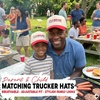 image:imageFunky Junque Matching Family Trucker Hat Set Adult amp Child Baseball Caps  Mommy amp me 2tone vintage snapback caps for family photos baby showers outings amp matching giftsIts a Bad Day to Be a Hot Dog  RedBeige